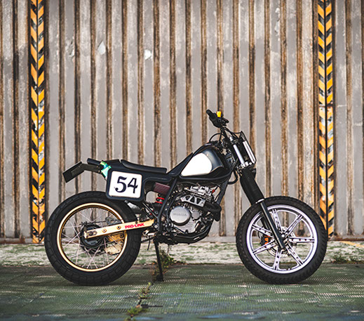 Honda XLR 250 Street Tracker 54 Special custom build 19' tyres racer street legal 4 stroke 